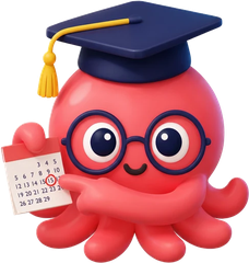 Loo the Eduloo octopus mascot
