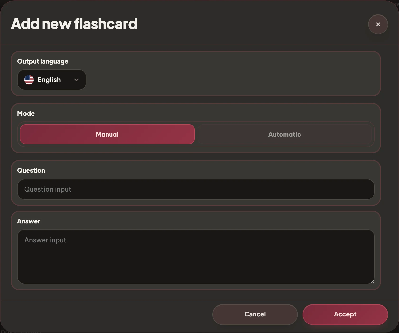 Generate or hand-build your cards